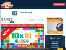 Tablet Screenshot of greatdaygames.com